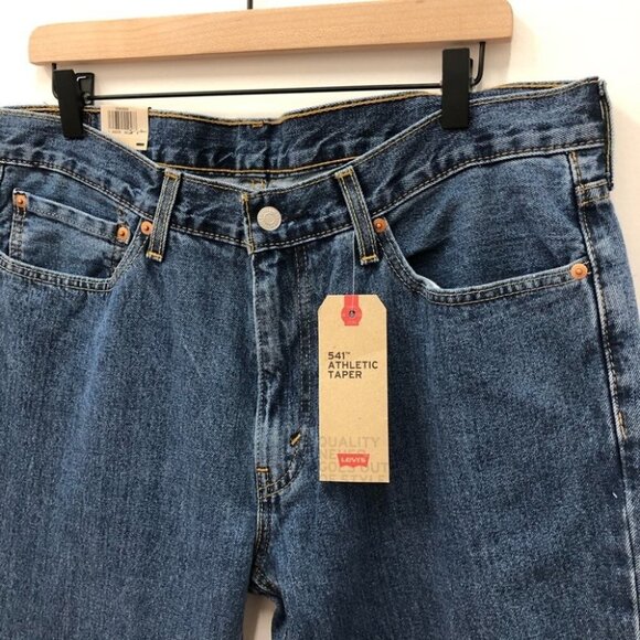 LEVI’S 541 Athletic Taper Relaxed Jeans 42x30 - Picture 4 of 12
